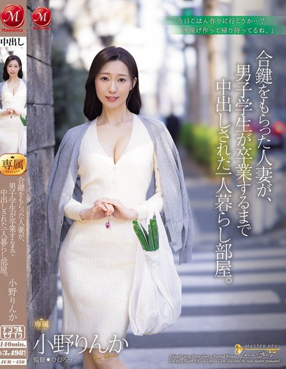 合鍵をもらった人妻が、男子学生が卒業するまで中出しされた一人暮らし部屋。 ...